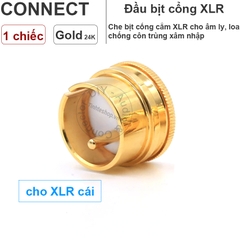 Nắp bịt cổng canon mạ vàng 24K 1 chiếc - XLR Port Guard