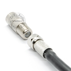 Jack cắm anten TV cổng cái kèm chuôi vặn F5 - PAL TV adapter female