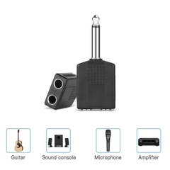 Đầu chia 6.5mm 1 ra 2 dùng 2 micro - 6.35mm male to 2 female adapter