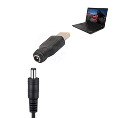 Đầu chuyển nguồn chân tròn 5.5x2.1mm sang cổng sạc laptop Lenovo Thinkpad
