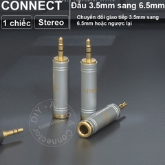 Jack 6.5 sang 3.5 1 chiếc - 6.35mm male to 3.5mm female stereo adapter