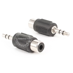 Đầu đổi 3.5mm stereo ra AV 1 chiếc - 3.5mm stereo to RCA female adapter