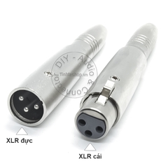 Đầu chuyển 6.5mm sang XLR đực stereo/mono - 6.5mm female to XLR male adapter
