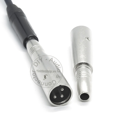 Đầu chuyển 6.5mm sang XLR đực stereo/mono - 6.5mm female to XLR male adapter