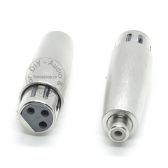 Giắc chuyển đổi canon cái sang AV 2 chiếc - XLR female to RCA female jack plug