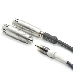 Giắc chuyển đổi canon cái sang AV 2 chiếc - XLR female to RCA female jack plug