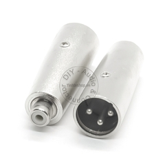 Giắc chuyển đổi canon sang AV 2 chiếc - XLR male to RCA female adapter