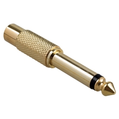 Đầu chuyển 6.5mm ra RCA cho Mixer Vang Âm ly 2 chiếc - RCA female to 6.35mm mono male connector