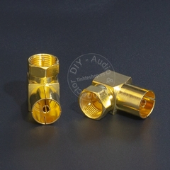 Giắc cắm TV F5 đực sang 9.5mm cái - F5 male to 9.5mm TV female adapter