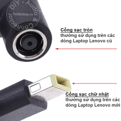 Đầu đổi cổng sạc IBM ThinkPad 7.9*5.4 ra chân sạc X140E X240 X240S X230 X250 X1 carbon