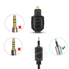 Đầu đổi quang sang 3.5 toslink - 3.5mm mini optical audio converter