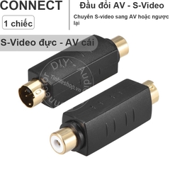 Jack chuyển S Video ra AV 1 chiếc - S-Video female to RCA male adapter