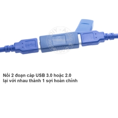Đầu nối USB 3.0 2 đầu cái 1 chiếc - USB 3.0 female to female adapter