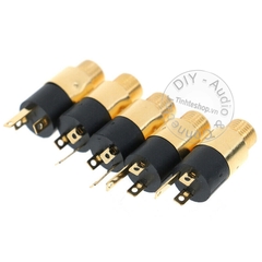 Đầu hàn cổng 3.5 cái lắp bảng điều khiển âm tường 1 chiếc - 3.5mm female stereo connector
