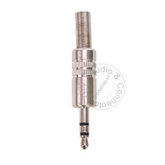 Đầu hàn giắc 3.5mm 3 cực stereo 1 chiếc OD5mm - Soldering spring-loaded stereo 3.5mm jack