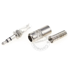 Đầu hàn giắc 3.5mm 3 cực stereo 1 chiếc OD5mm - Soldering spring-loaded stereo 3.5mm jack