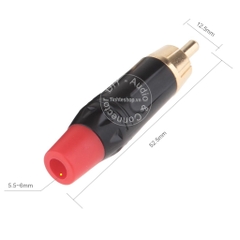 1 chiếc - Đầu hàn cổng AV RCA Coaxia SPDIF - RCA audio video solder connectors OD6mm