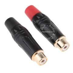 Đầu hàn cổng AV cái - RCA AV female solder connectors OD6mm 1 chiếc