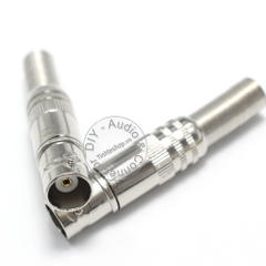 Đầu hàn BNC cổng cái 1 chiếc OD6mm chuôi lò xo - BNC female connector