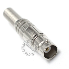 Đầu hàn BNC cổng cái 1 chiếc OD6mm chuôi lò xo - BNC female connector