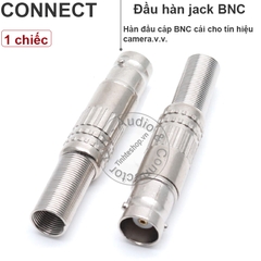 Giắc BNC camera CCTV - Solderless BNC male plug
