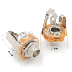 Đầu hàn ổ cắm 6.5mm TRS 1 chiếc - 6.5mm female TRS connector jack plug