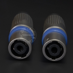 Jack cắm loa Speakon cổng cái 4 pin nhân đồng mạ bạc 1 chiếc - Speakon female solder connector 4pin