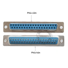 Đầu hàn kèm vỏ ốp DB37 cái - DB37 female connector OD10mm