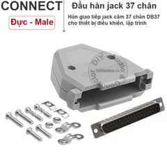 Đầu hàn kèm vỏ ốp DB37 cái - DB37 female connector OD10mm