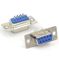 Đầu hàn RS232 COM 9 cái kèm vỏ ốp nhựa 1 chiếc
