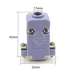 Đầu hàn DB9 RS232 đực kèm vỏ ốp 1 chiếc