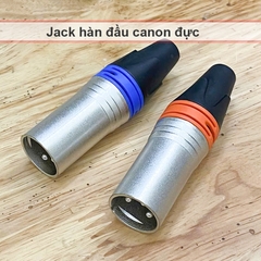Giắc cắm hàn DIY Dây canon đực cho Bộ trộn Bàn DJ - Balanced XLR male audio plug solder