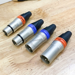 Giắc cắm hàn DIY Dây canon đực cho Bộ trộn Bàn DJ - Balanced XLR male audio plug solder