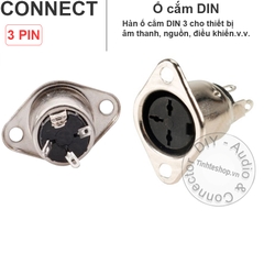 Ổ cắm DIN 3 đến 13 Lắp thùng máy Trên giá đỡ - DIN 3pin to 13pin female socket