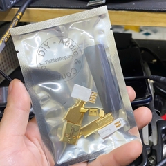 Giắc USB AM BM mạ vàng 24K 1.5U DIY cáp USB DAC