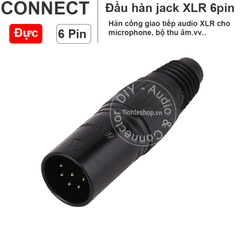 Jack canon 7pin đực cái - 7 pin XLR soldering tip