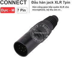 Jack canon 7pin đực cái - 7 pin XLR soldering tip