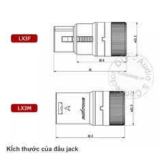 Jack canon nhỏ gọn cho Micro camera - The most compact male and female XLR balanced audio plugs possible