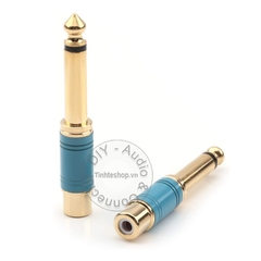 Jack chuyển đổi 6.5 ra AV 2 chiếc - 6.35mm to RCA female adapter
