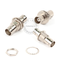 Jack nối BNC female có vách ngăn lắp vào rack - BNC female to female connector