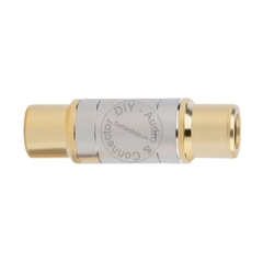 Đầu nối dây AV nhân đồng mạ vàng 24K 1 chiếc - RCA female to female jack plug