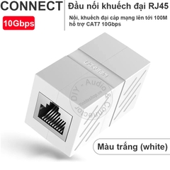 Đầu nối 2 dây mạng lại với nhau hỗ trợ tới 10Gbps và khuếch đại cáp lên tới 100 mét Ugreen NW114