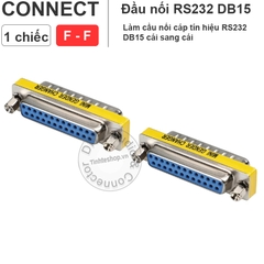 Rắc cắm COM 15 pin đực sang đực - DB15 male to male connector