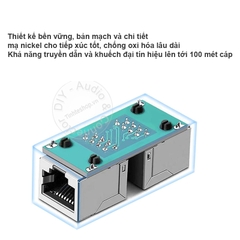 Đầu nối dây mạng LAN Cat5 6 gigabit khuếch đại lên tới 100 mét - Cat5/6 network cable connector