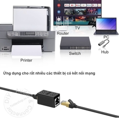 Đầu nối dây mạng LAN Cat5 6 gigabit khuếch đại lên tới 100 mét - Cat5/6 network cable connector