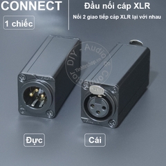 Đầu canon đực sang cái DIY - Male to female XLR connector