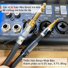 Cáp 3.5 sang 6.5 stereo DIY 0.5 mét đến 10 mét - 3.5mm to 6.5mm audio cable