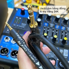 Cáp 3.5 sang 6.5 stereo DIY 0.5 mét đến 10 mét - 3.5mm to 6.5mm audio cable