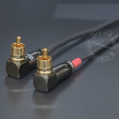 Dây âm thanh 3.5 ra 2 AV vuông góc DIY 0.2 đến 40 mét - 3.5mm to 2 RCA audio cable