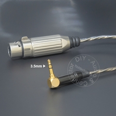 Dây jack 3.5 ra canon đực unbalanced cắm cho Micro Camera Laptop Smartphone - 1/8 to XLR male